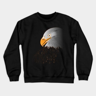 eagle line art Crewneck Sweatshirt